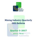 Mining Industry Quarter 1 OHS Bulletin 2017