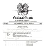 Statutory Examinations 2020 Gazetted Notice