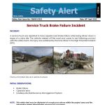 Safety Alert – Brake Failure